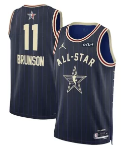 Jalen Brunson Jordan Brand Unisex 2024 Gracieux NBA All Star Game Swingman Jersey Navy