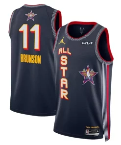 Jalen Brunson Nike Unisex 2025 NBA All Star Game Swingman Player Jersey Éclatant Navy