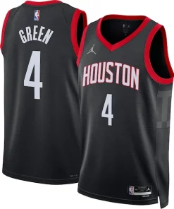 Jalen Green Houston Rockets Jordan Brand Unisex Authentique Swingman Jersey Statement Edition Black