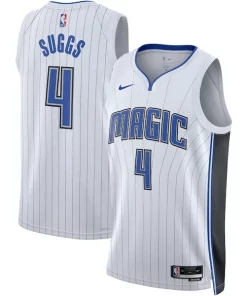 Jalen Suggs Orlando Magic Authentique Nike Unisex Swingman Jersey Association Edition White/Black
