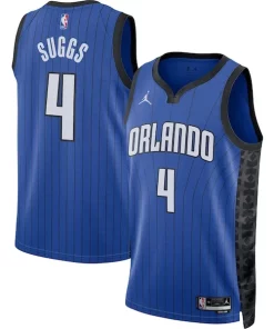 Jalen Suggs Orlando Magic Splendide Jordan Brand Unisex Swingman Jersey Statement Edition Blue