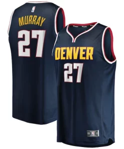 Jamal Exceptionnel Murray Denver Nuggets 2019/20 Fast Break Replica Player Jersey Icon Edition Navy
