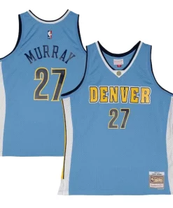 Jamal Murray Denver Nuggets Élégant 2016/17 Throwback Swingman Jersey Powder Blue