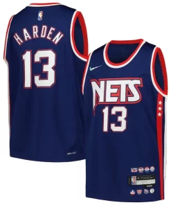 James Harden Brooklyn Nets Nike Youth Swingman Splendide Jersey City Edition Navy