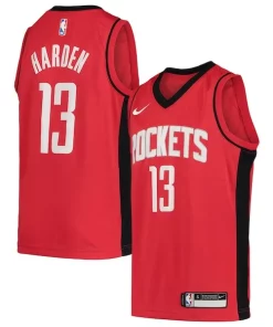 James Harden Houston Rockets Nike Youth Team Swingman Jersey Captivant Icon Edition Red