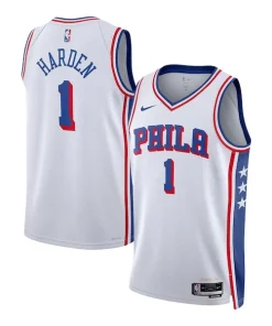 James Harden Philadelphia 76ers Nike Unisex Bold Swingman Jersey Association Edition White