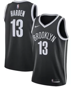 James Superbe Harden Brooklyn Nets Nike 2020/21 Swingman Jersey Black Icon Edition