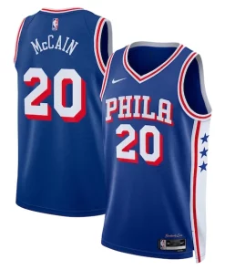 Jared McCain Philadelphia 76ers Nike Swingman Jersey Icon Edition Notable Royal