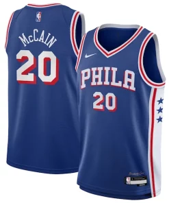Jared McCain Philadelphia 76ers Nike Youth Swingman Jersey Captivant Icon Edition Royal