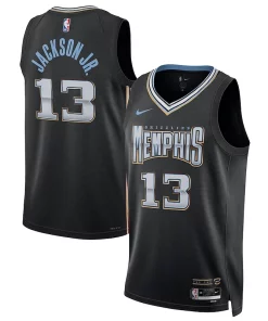 Jaren Jackson Jr. Memphis Grizzlies Nike Unisex 2022/23 Swingman Jersey City Edition Black Exceptionnel
