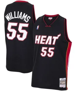 Jason Williams Miami Heat 2005/06 Hardwood Classics Swingman Jersey Personalisable Black