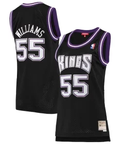 Jason Williams Sacramento Kings Women's 2000/01 Hardwood Classics Swingman Jersey Superbe Black