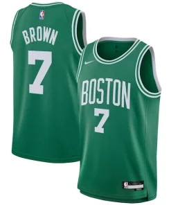 Jaylen Brown Boston Celtics Nike Youth Swingman Jersey Charming Icon Edition Kelly Green