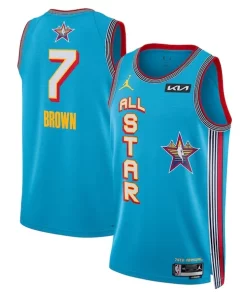 Jaylen Brown Nike Unisex 2025 NBA Incontournable All Star Game Swingman Player Jersey Light Blue