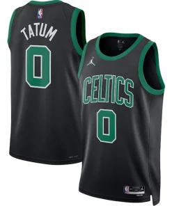 Jayson Tatum Boston Celtics Jordan Brand Unisex Swingman Superbe Jersey Statement Edition Black