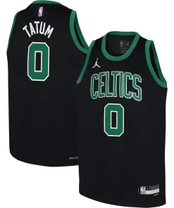 Jayson Tatum Boston Celtics Jordan Brand Youth Refiné Swingman Jersey Statement Edition Black