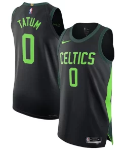 Jayson Tatum Boston Collectible Celtics Nike 2024/25 Authentic Player Jersey City Edition Black