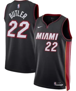 Jimmy Butler Confortable Miami Heat Nike Unisex Swingman Jersey Icon Edition Black