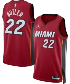 Jimmy Butler Miami Heat Jordan Brand Unisex Swingman Stylish Jersey Statement Edition Red