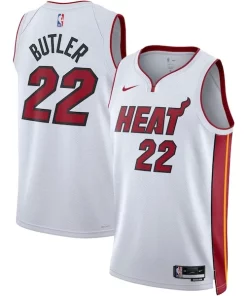 Jimmy Butler Miami Heat Nike Unisex Swingman Jersey Association Exceptionnel Edition White
