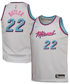 Jimmy Butler Miami Heat Nike Youth 2024/25 Swingman Player Uniques Jersey City Edition White