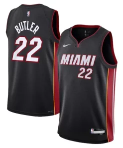 Jimmy Butler Miami Heat Nike Youth Vibrant Swingman Jersey Icon Edition Black
