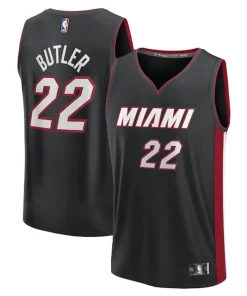 Jimmy Butler Miami Heat Youth Fast Break Replica Player Prime Jersey Icon Edition Black