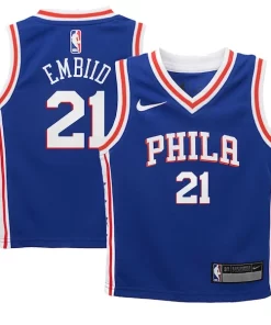 Joel Embiid Philadelphia 76ers Nike Preschool Swingman Player Jersey Icon Edition Royal Premium