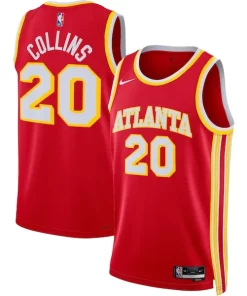 John Collins Atlanta Hawks Nike Unisex Incontournable Swingman Jersey Icon Edition Red