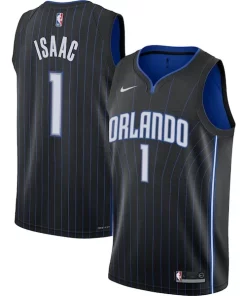 Jonathan Isaac Orlando Magic Nike Youth Vibrant Swingman Jersey Icon Edition Black