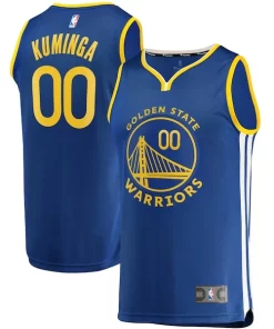 Jonathan Kuminga Golden State Warriors 2021 NBA Draft First Round Pick Fast Break Replica Élégant Jersey Royal Icon Edition