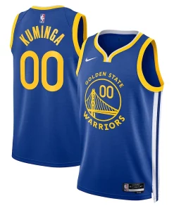 Jonathan Kuminga Golden State Warriors Nike Unisex 2022/23 Gracieux Swingman Badge Player Jersey Icon Edition Royal