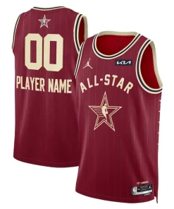 Jordan Brand Unisex 2024 NBA All Star Game Charming Swingman Custom Jersey Crimson