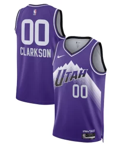 Jordan Exquisite Clarkson Utah Jazz Nike Unisex 2023/24 Swingman Jersey Purple City Edition
