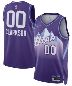Jordan Sophistiqué Clarkson Utah Jazz Nike Unisex 2024/25 Swingman Player Jersey City Edition Purple