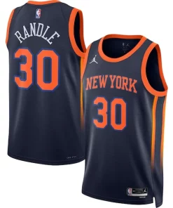 Julius Randle Gracieux New York Knicks Jordan Brand Unisex Swingman Jersey Statement Edition Navy