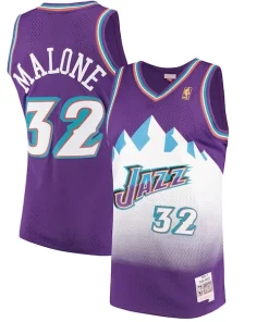Karl Malone Utah Jazz 1996/97 Hardwood Classics Swingman Jersey Incontournable Purple