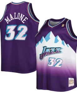Karl Malone Utah Jazz Big & Distingué Tall Hardwood Classics 1996/97 Swingman Jersey Purple/White