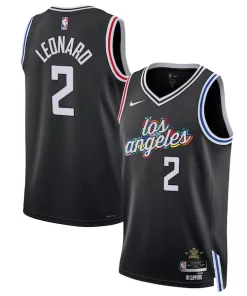 Kawhi Confortable Leonard LA Clippers Nike Unisex 2022/23 Swingman Jersey City Edition Black