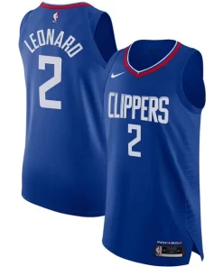 Kawhi Leonard LA Clippers Nike Authentic Jersey Association Edition Royal Splendide