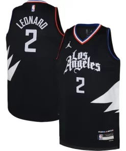 Kawhi Leonard Luxueux LA Clippers Jordan Brand Youth Swingman Jersey Statement Edition Black