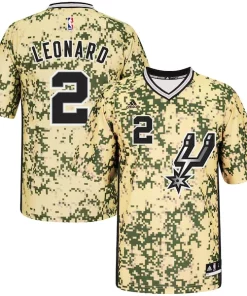 Kawhi Leonard San Antonio Spurs adidas Pride Exclusif Replica Jersey Camo