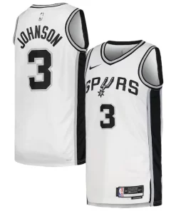 Keldon Johnson San Antonio Spurs Nike Incontournable Unisex Swingman Jersey Association Edition White/Black