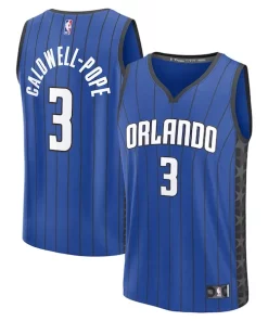 Kentavious Caldwell Pope Orlando Magic Fast Break Replica Player Collectible Jersey Statement Edition Blue