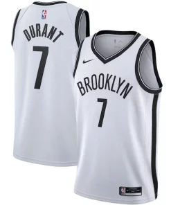 Kevin Durant Brooklyn Nets Nike 2020/21 Swingman Bold Jersey White Association Edition