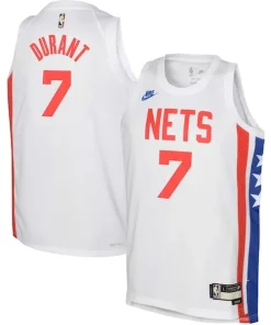 Kevin Durant Brooklyn Nets Nike Youth 2022/23 Unique Swingman Jersey White Classic Edition
