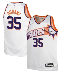 Kevin Durant Phoenix Suns Nike Bold Youth Swingman Jersey Association Edition White