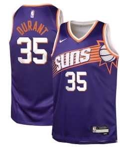 Kevin Durant Phoenix Suns Nike Collectible Youth Swingman Jersey Purple Icon
