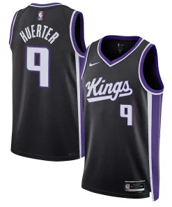 Kevin Huerter Sacramento Bold Kings Nike Unisex Swingman Jersey Association Edition Black