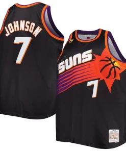 Kevin Johnson Exquisite Phoenix Suns Big & Tall Hardwood Classics 1996/97 Swingman Jersey Black